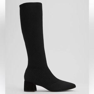 COPY - Eileen Fisher Innis Stretch Knit Knee High Boot, Black